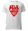 Мужская премиум футболка Self love club Белый Мужская премиум футболка Self love club Белый фото