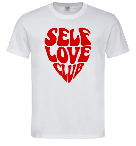 Чоловіча футболка Self love club Білий фото