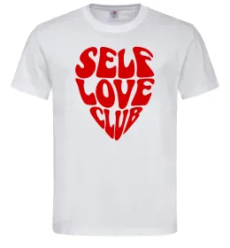 Чоловіча футболка Self love club Білий фото