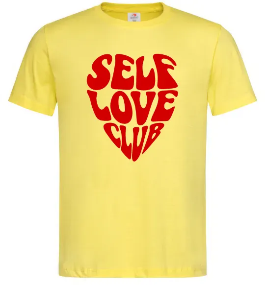 Чоловіча футболка Self love club Лимонний фото