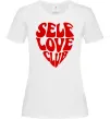 Жіноча футболка Self love club Білий фото