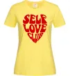 Жіноча футболка Self love club Лимонний фото