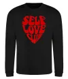 Свитшот Self love club Черный Свитшот Self love club Черный фото