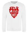 Свитшот Self love club Белый Свитшот Self love club Белый фото