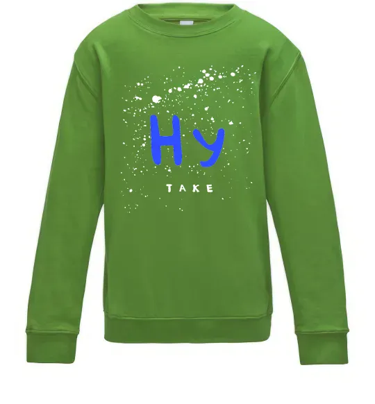 Детский Свитшот Ну таке Лаймовый фото