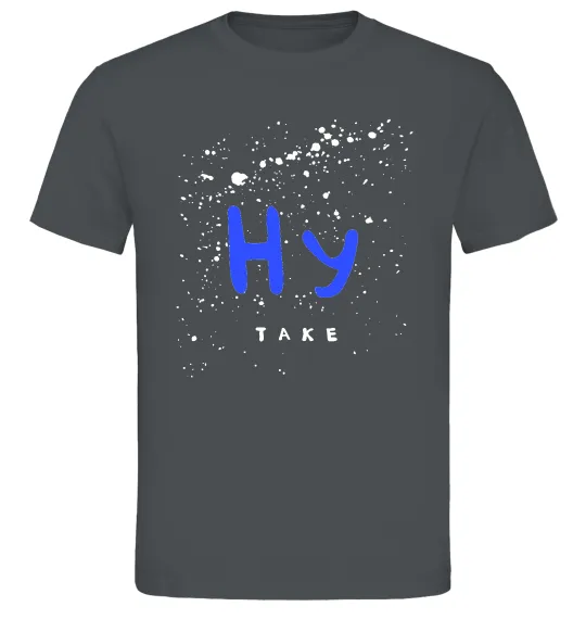 Мужская футболка Ну таке Графит фото