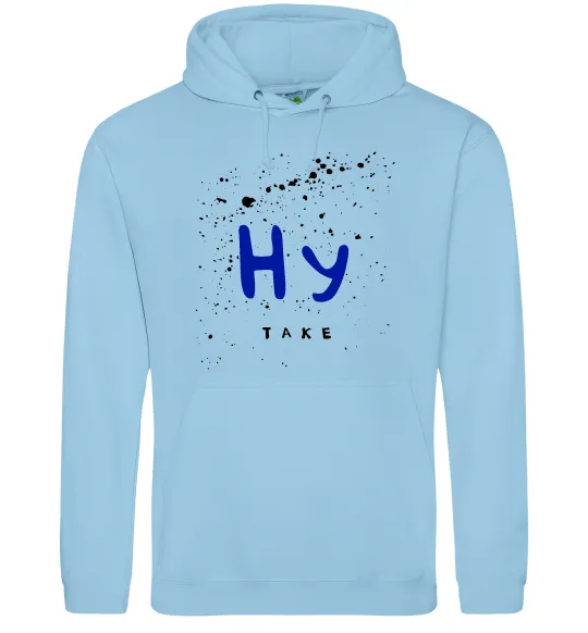 Жіноча толстовка (худі) Ну таке Блакитний фото