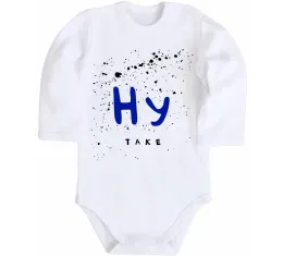 Детский боди Ну таке Белый фото