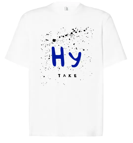 Футболка Оверсайз Ну таке Белый фото