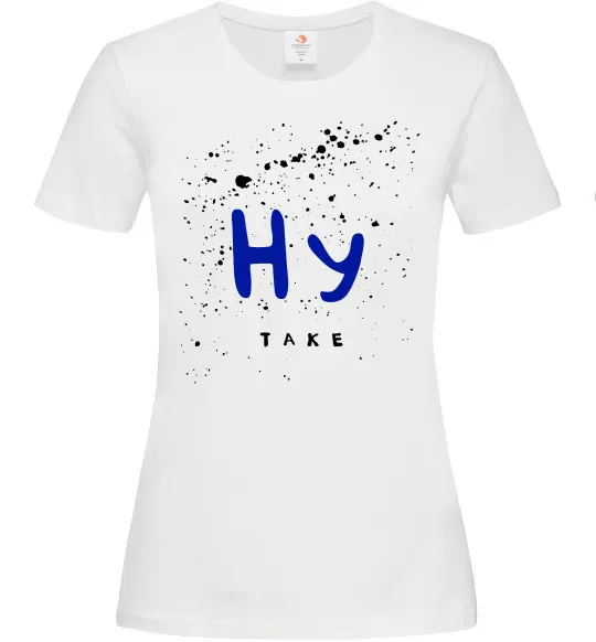 Женская футболка Ну таке Белый фото