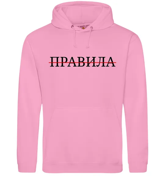 Чоловіча толстовка (худі) Правила Рожевий фото