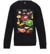 Детский Свитшот Борщ рецепт Черный фото