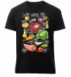 Мужская премиум футболка Борщ рецепт Черный фото