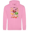Чоловіча толстовка (худі) Борщ рецепт Рожевий фото
