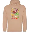 Женская толстовка (худи) Борщ рецепт Песочный фото