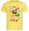 Мужская футболка Борщ рецепт Лимонный фото