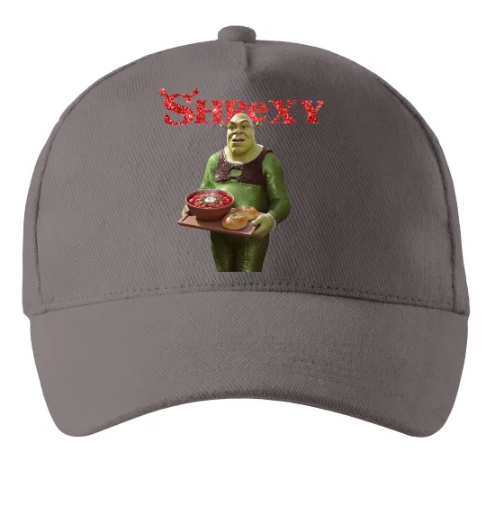 Кепка Shrexy борщ з пампушками Серый фото