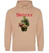Чоловіча толстовка (худі) Shrexy борщ з пампушками Пісочний фото