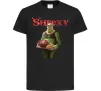 Дитяча футболка Shrexy борщ з пампушками Чорний фото