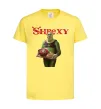 Дитяча футболка Shrexy борщ з пампушками Лимонний фото