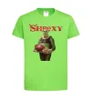 Дитяча футболка Shrexy борщ з пампушками Лаймовий фото