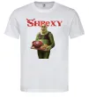 Чоловіча футболка Shrexy борщ з пампушками Білий фото