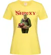 Жіноча футболка Shrexy борщ з пампушками Лимонний фото