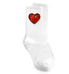 Носки Борщ серце Белый фото