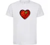 Дитяча футболка Борщ серце Білий фото