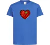 Дитяча футболка Борщ серце Яскраво-синій фото