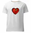 Чоловіча преміум футболка Борщ серце Білий фото