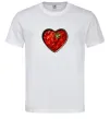 Чоловіча футболка Борщ серце Білий фото