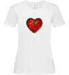Жіноча футболка Борщ серце Білий фото