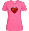 Жіноча футболка Борщ серце Яскраво-рожевий фото