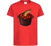 Дитяча футболка Борщука Червоний фото