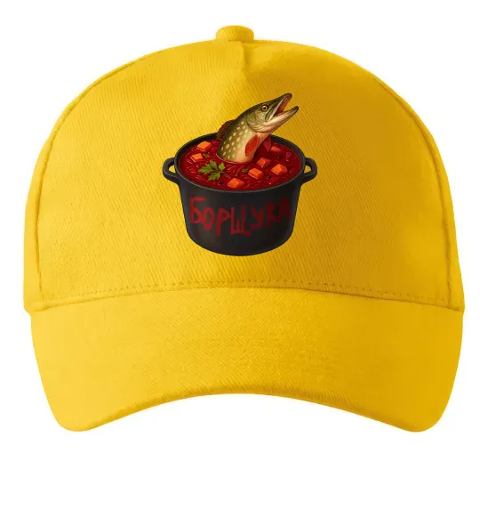 Кепка Борщука Солнечно желтый фото