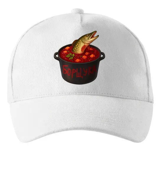 Кепка Борщука Белый фото