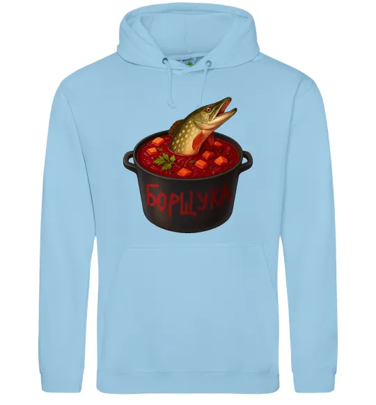 Женская толстовка (худи) Борщука Голубой фото