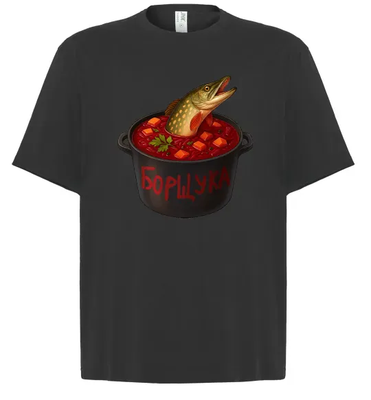 Футболка Оверсайз Борщука Чорний фото