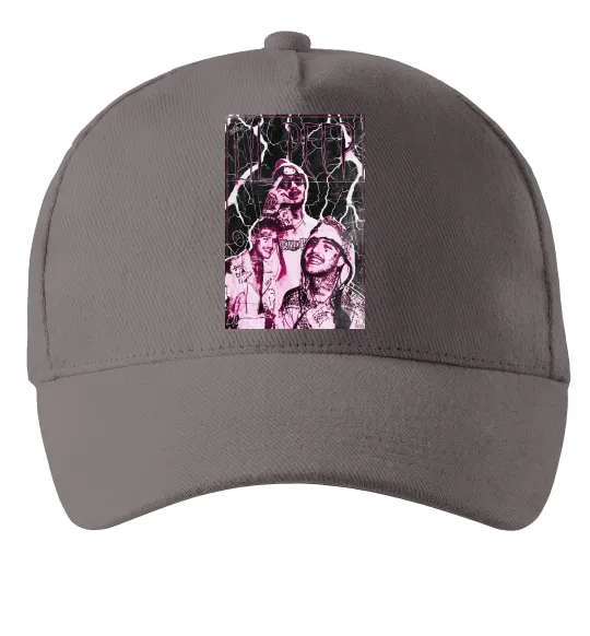 Кепка Lil Peep retro Сірий фото