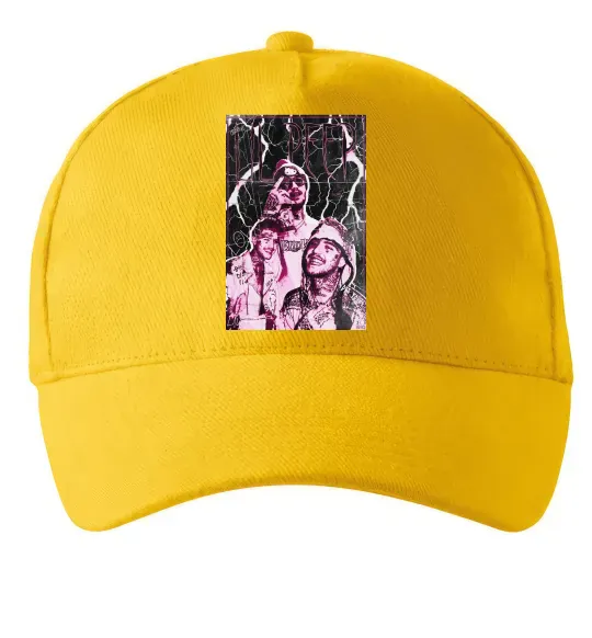 Кепка Lil Peep retro Солнечно желтый фото