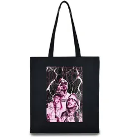 Эко-сумка Lil Peep retro Черный фото