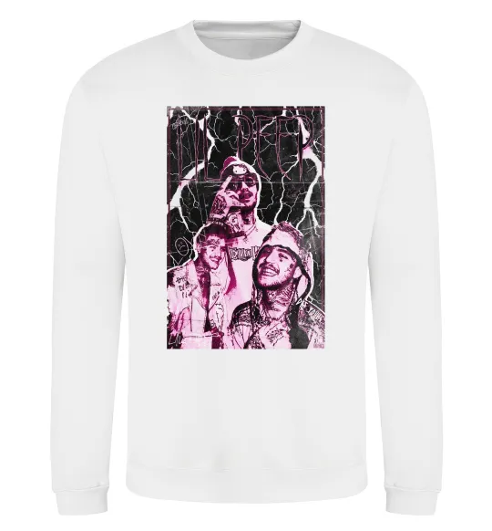 Світшот Lil Peep retro Білий фото
