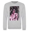 Світшот Lil Peep retro Сірий меланж фото