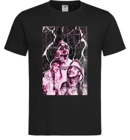 Мужская футболка Lil Peep retro Черный фото