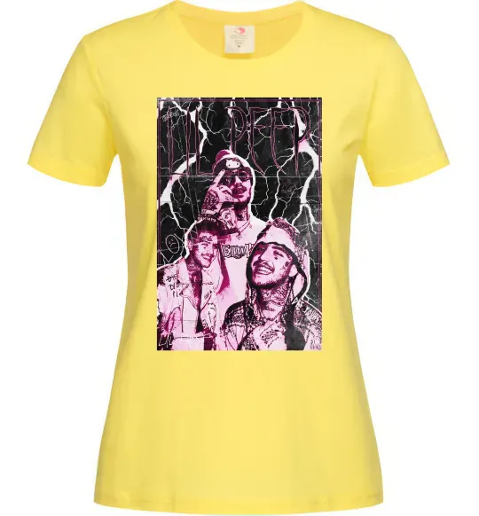 Женская футболка Lil Peep retro Лимонный фото