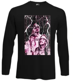 Лонгслив Lil Peep retro Черный фото