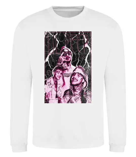 Свитшот Lil Peep retro Белый фото
