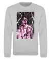 Свитшот Lil Peep retro Серый меланж фото