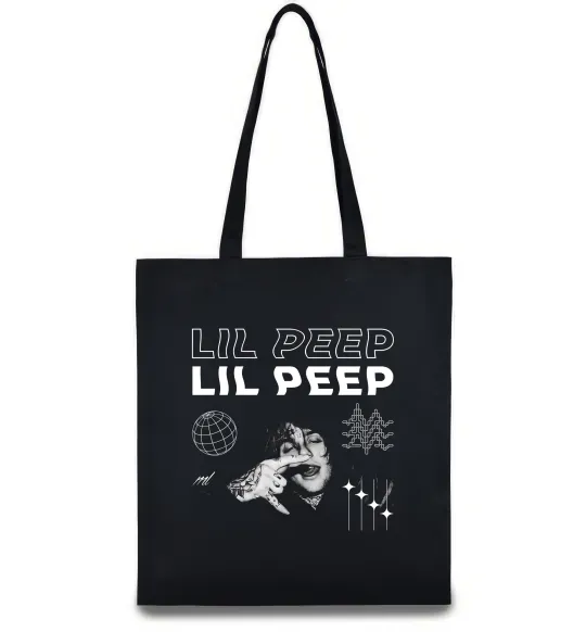 Эко-сумка Lil Peep фото Черный фото
